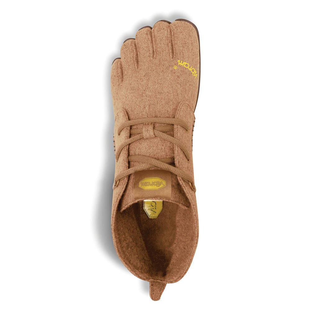 Vibram FiveFingers Dame Barfodet Sko Brune - Cvt-Wool - 4192CUFNE